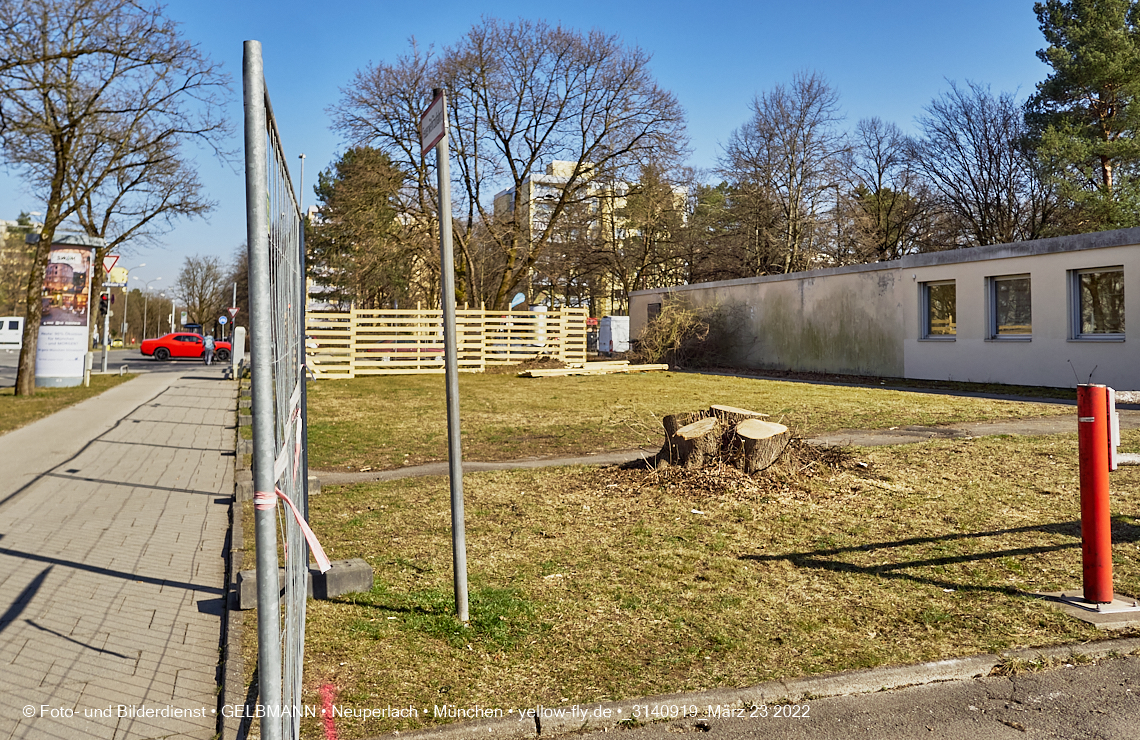 21.03.2022 - Baustelle am Haus für Kinder in Neuperlach
